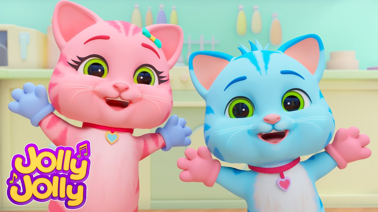 ¿Dónde están los guantes? Tres Gatitos, Cinco Monitos y mas | Jolly Jolly en Español