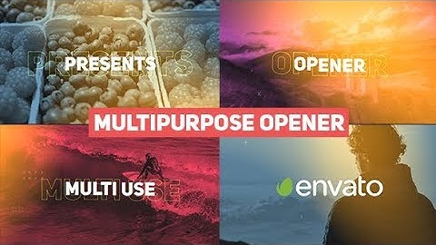 After Effects Template: Fast Multipurpose Opener