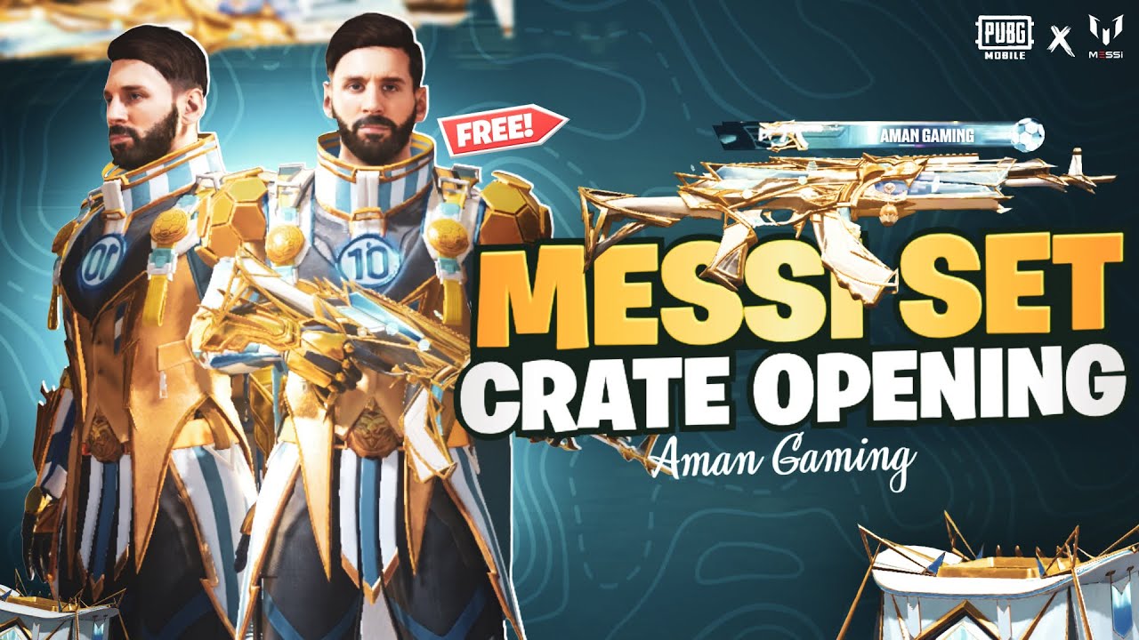 🔥MESSI MYTHIC SET AND M762 CRATE OPENING – GOING LEGENDRY EVENT PUBG