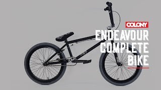 Colony BMX - Endeavour Complete Bike (Matte Black) - YouTube