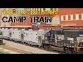 Norfolk Southern MOW (Maintenance of Way) Camp Train in HO Scale thumbnail