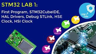 001 Primer Programa Debug STLink HSE HSI STM32CUBEIDE HAL DRIVERS STM32