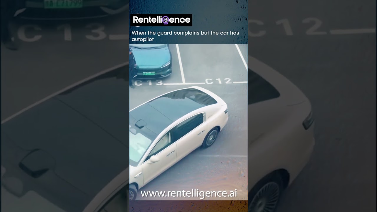 Guard Says You Can’t Park Here — Huawei Smart Car Parks Itself 😱🚗 | Future Tech - AI Parking