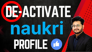 How to Deactivate Naukri Profile | How to hide naukri profile from recruiters