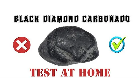 How to Test Carbonado (Black Diamond) at Home 💎 | 7 Simple and Effective Methods