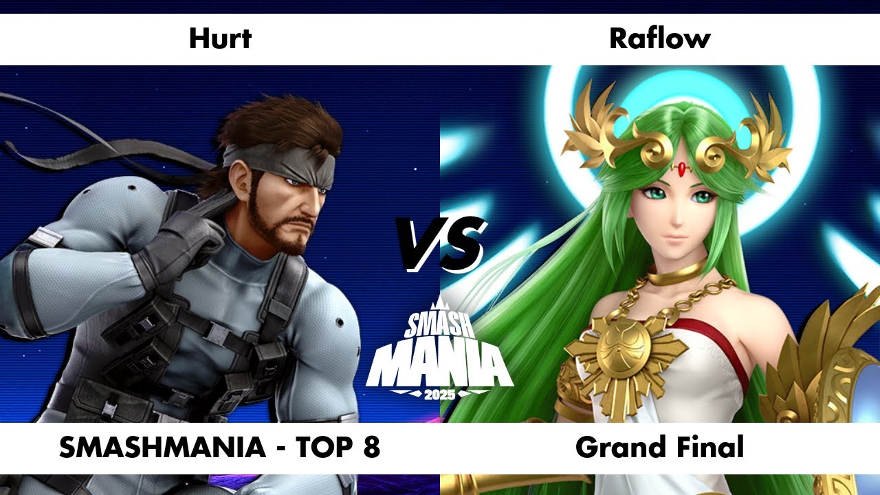 SMASHMANIA - TOP 8 - Hurt (Snake) Vs. Raflow (Palutena) - Grand Final