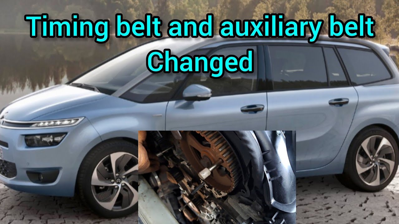 CITROEN PICASSO TIMING BELT AND AUXILIARY BELTS CHANGE 👍