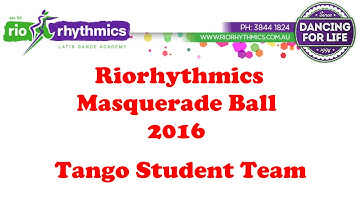 Rio Masquerade Ball 2016 Tango Freestyle Demo