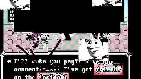Friend Inside Me Reference in Deltarune CH4