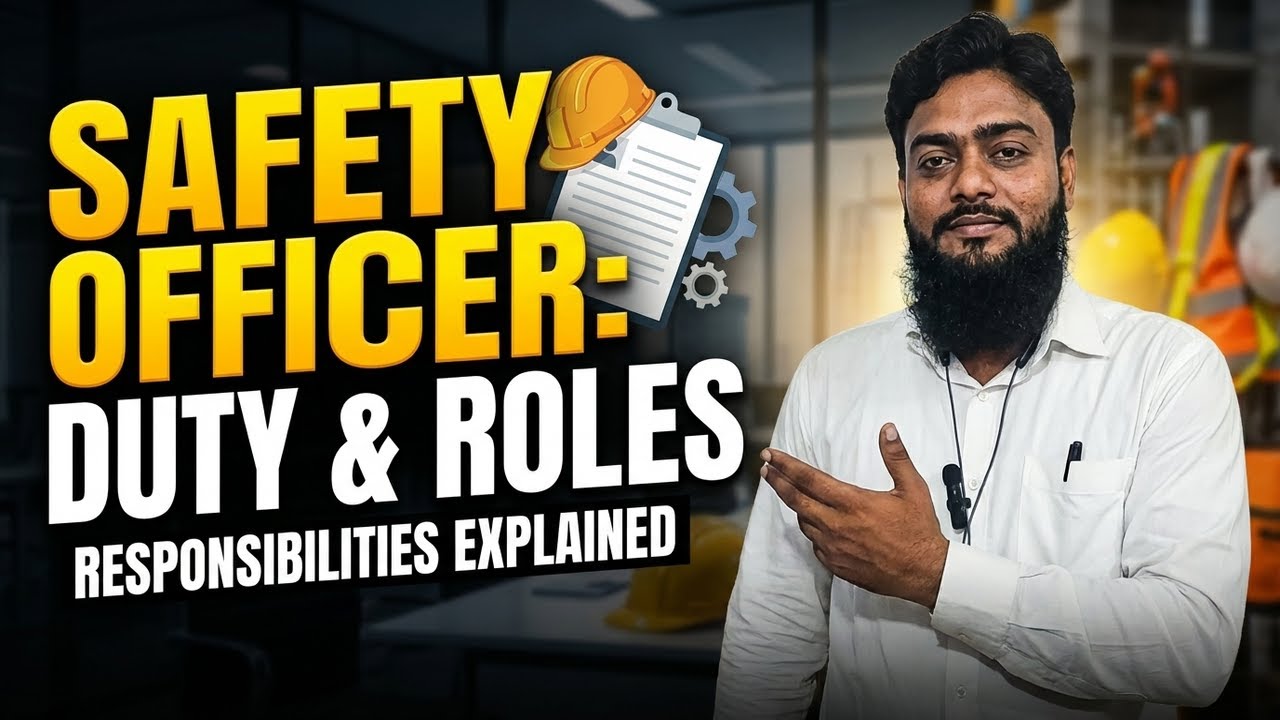 Duty of Safety Officer | Roles & Responsibilities of a Safety Officer | Yes Group of Institute