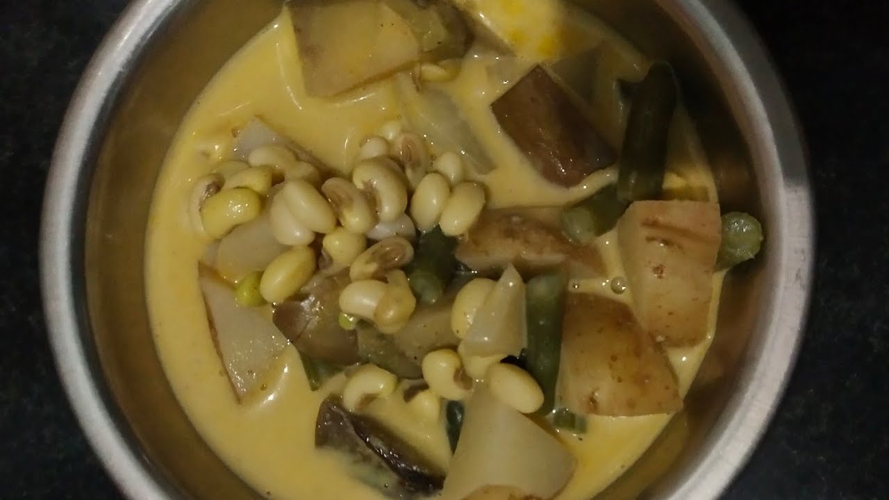 Milk sambar  in Kannada (ಹಾಲಿನ  ಸಾರು) ಹಳ್ಳಿ ಶೈಲಿಯಲ್ಲಿ