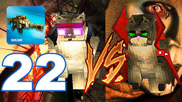 Mad GunZ - Gameplay Walkthrough Part 22 - Laser Cat VS Cursed Laser Cat (Android Games)