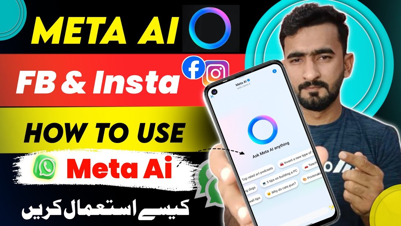 How to use Meta Ai in Facebook And Instagram | Instagram Ai Feature ...