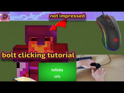 BOLT CLICKING TUTORIAL - Invented by BedlessNoob - THE MOST USELSS HIGH CPS CLICKING METHOD
