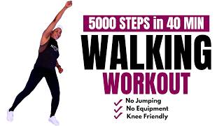 5000 Steps in 40 Min Fat Burn Walking Workout I Low Impact Indoor ExerciseI Easy Cardio Dance