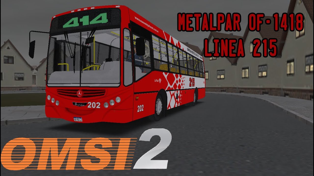 Metalpar Tronador OF-1418/ Línea 215/ Mapa Campo Grande