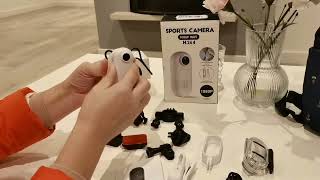 Winnes Ultra HD Mini Action Camera, WiFi Magnetic Thumb POV Camera
