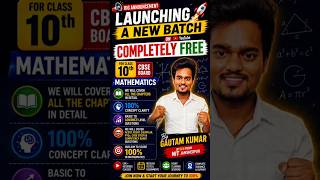 New batch for class 10th 💥🧿| Maths | CBSE | #shorts #newbatch #maths #cbse #class10 #motivation