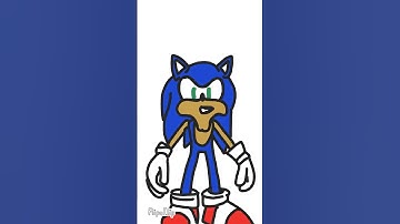 Sonic mewing #animation #flipaclip #sonic #mewing #relatable #animator #viral #shorts #12yearold