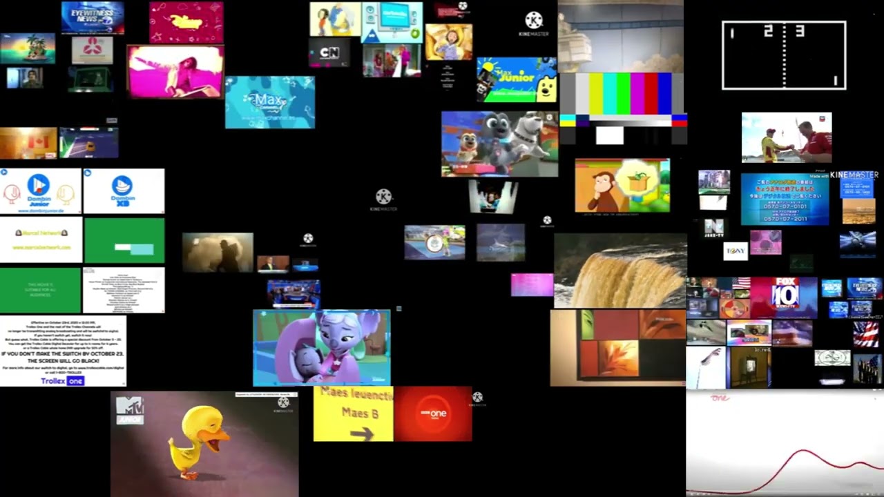 Final closedown of 118 TV channels
