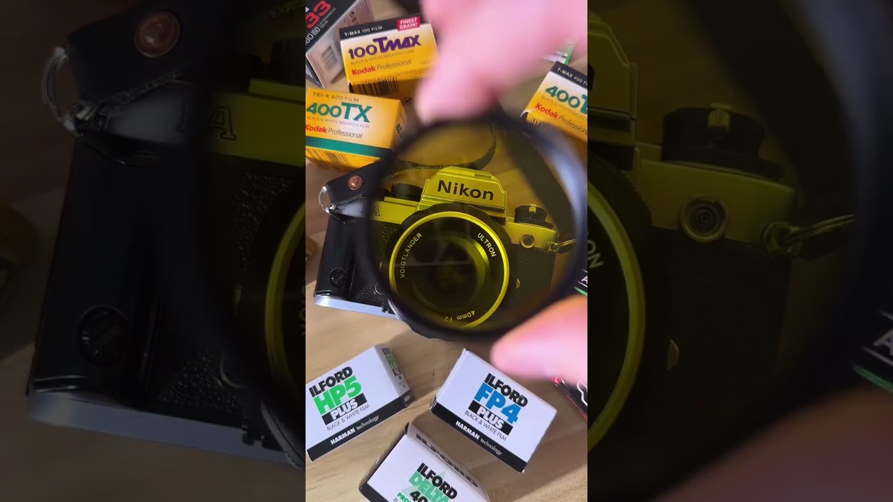 Color Filters + Black & While Film!  