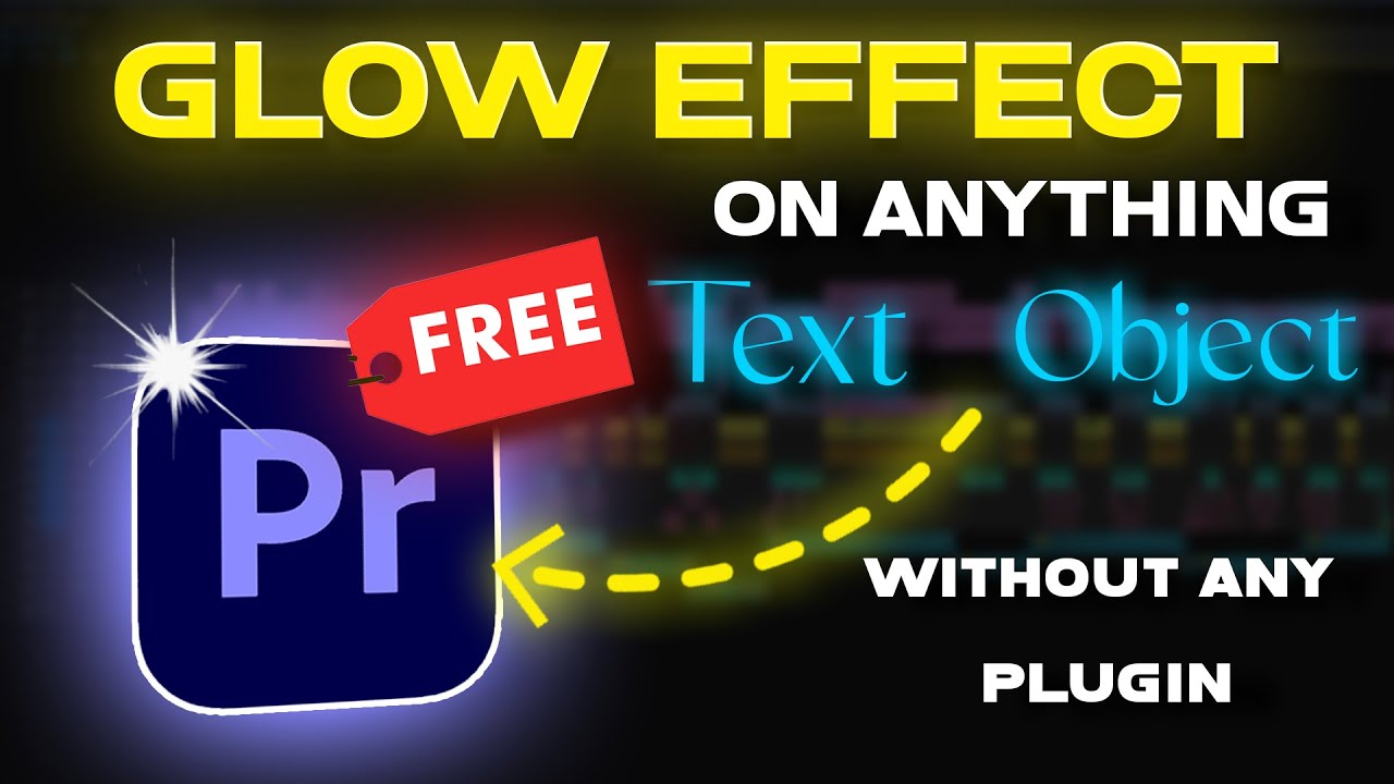 Create glow effect on any text or object without any plugin in free ...