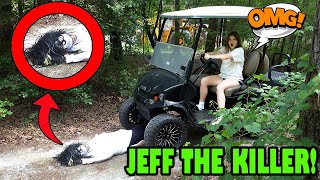 She Ran Over Jeff The Killer With A F Cart Jeff The Killer Escaped