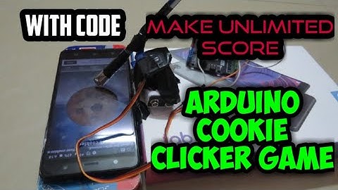 COOKIE CLICKER AI BOT PLAYER @HIGH AND UNLIMITED SCORES -10000000 @ARDUINO PROJECTS SIMPLE GAME