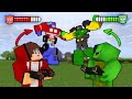 JJ Optimus Prime vs Mikey Green Transformer Gamepade Battle - Maizen Minecraft Animation
