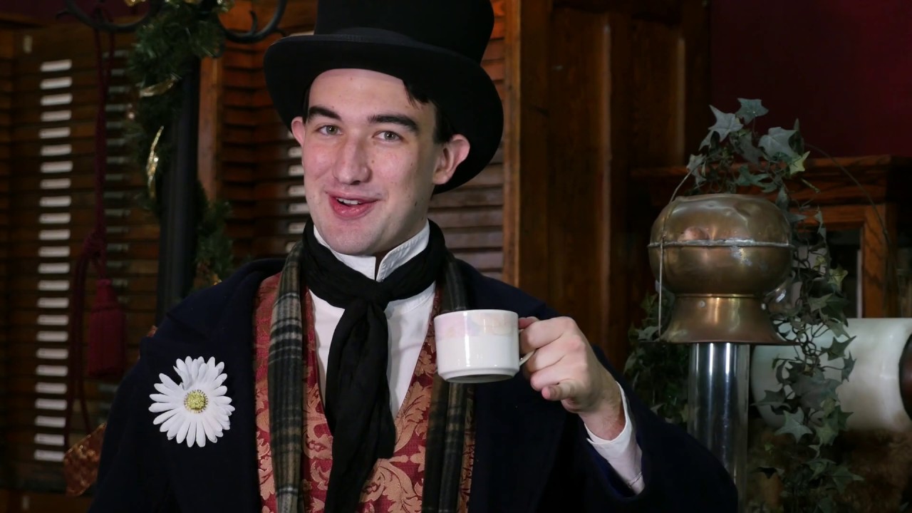 Meet Nathaniel Winkle from The Pickwick Papers at the Dickens Holiday Celebration
