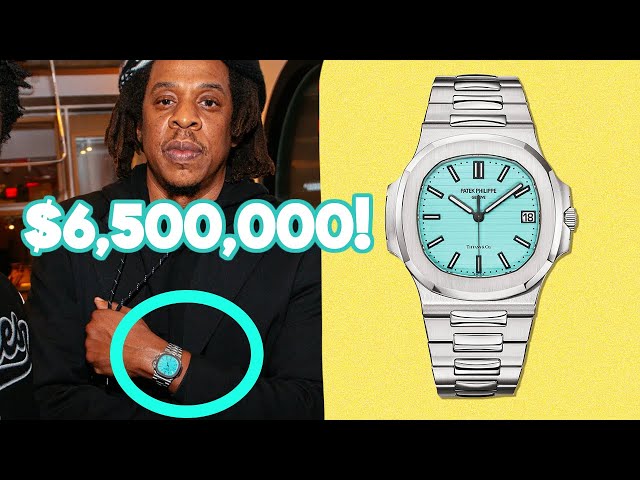 JAY-Z Seen Wearing The Hyped Rare $6.5M TIFFANY & CO Blue PATEK PHILIPPE  NAUTILUS 5711 
