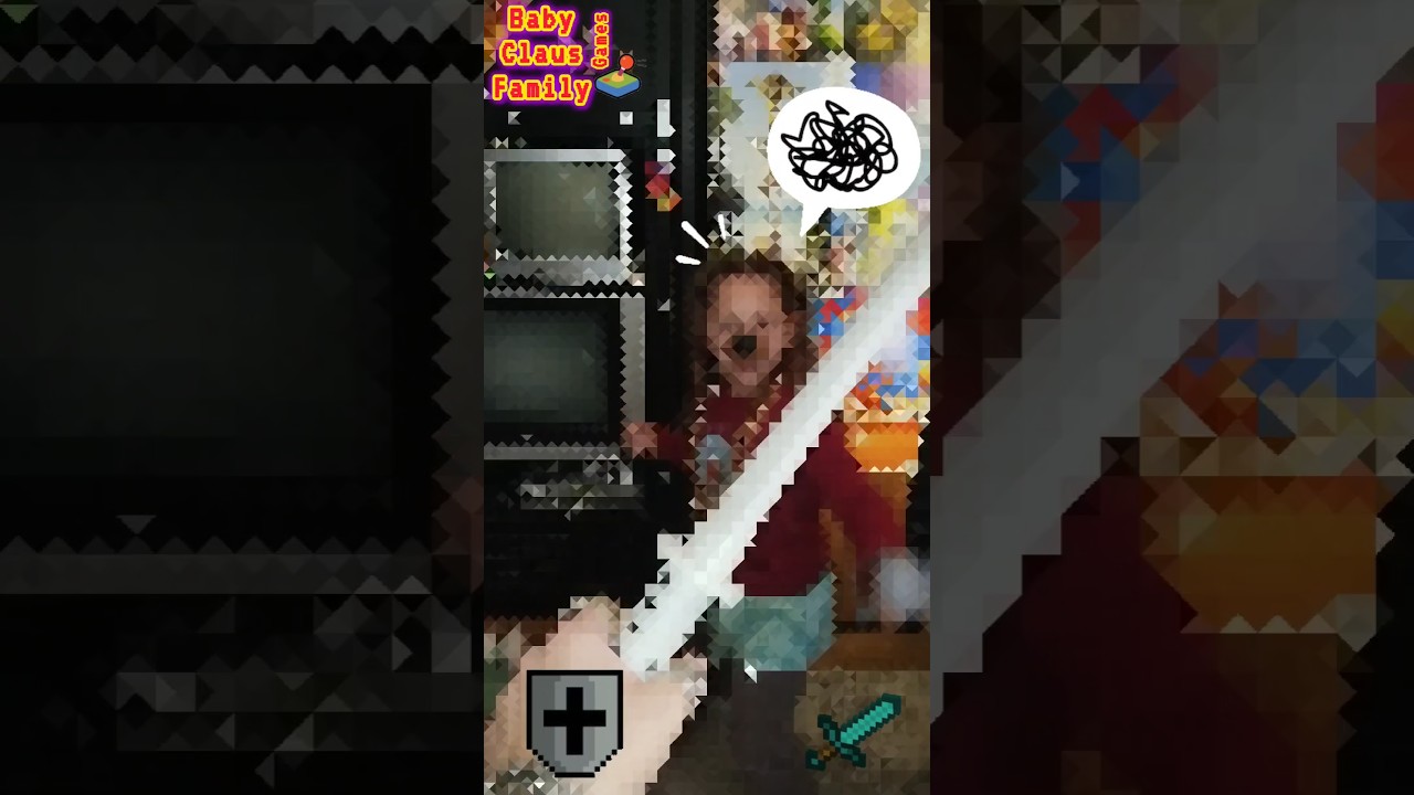 Dad vs. Daughter in Fantasy Combat/Dad & Daughter's Epic Dungeon Sword Fighting