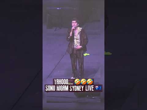 Yahooo..🤣😂 🇦🇺 #Sonunigam #Sydney #Live #Funny #Australia #Fun #Funvideo #viral #Bollywood