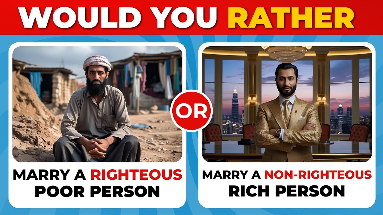 Would You Rather...? - HARDEST Choices Ever!⚠️😱😲 | Islamic Edition | The Qur'an Quiz