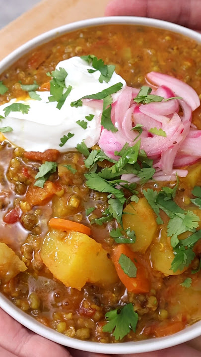 Mung Bean Soup: high protein dinner idea