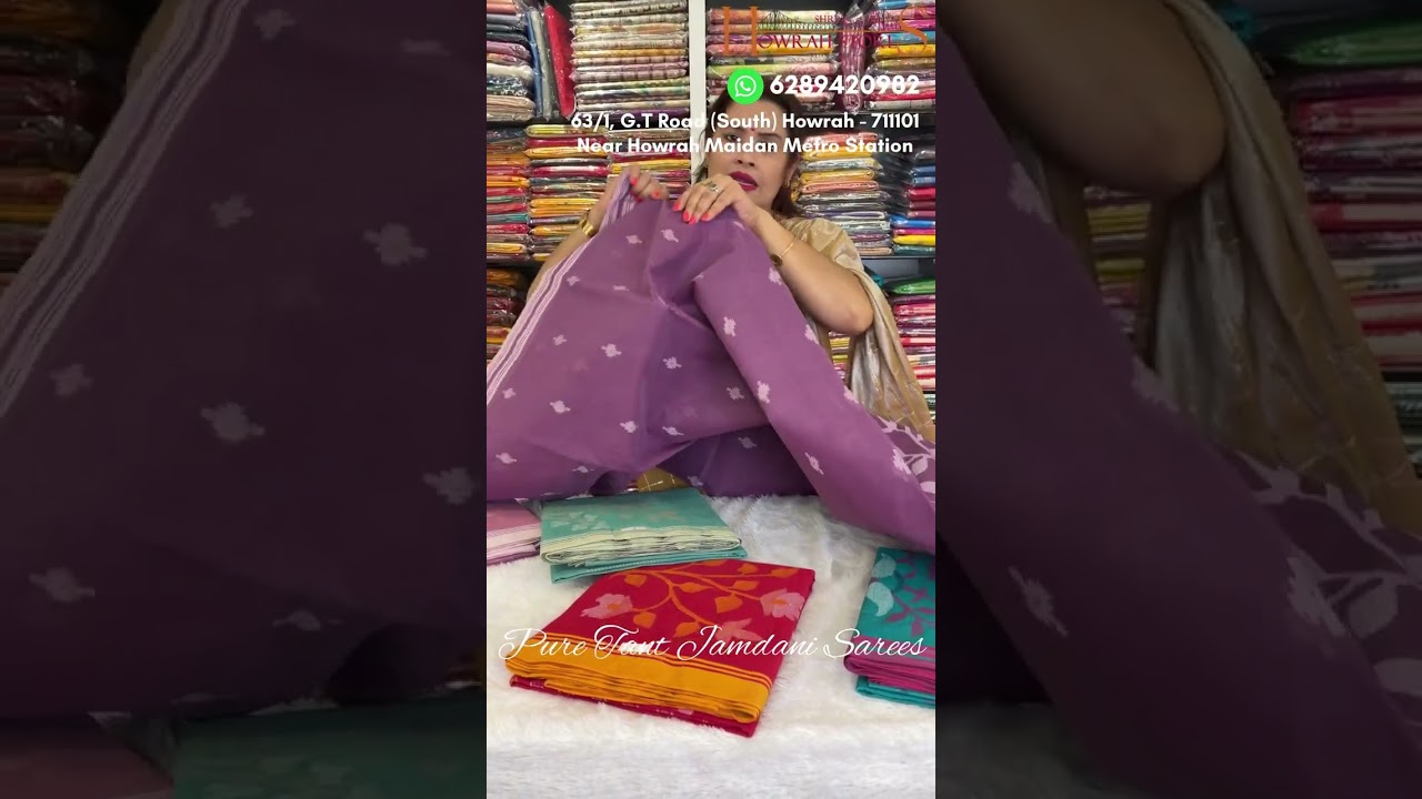 ✨ Pure Tant Jamdani Sarees – Handwoven Grace, Bengali Pride ✨ | #saree
