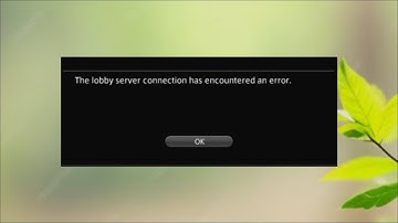 Final Fantasy VII - The Lobby Server Connection Has Encountered An Error