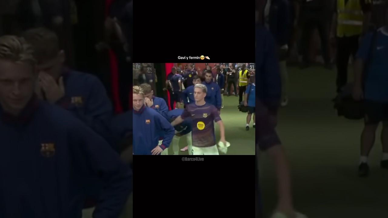 Gavi and Fermin 💔🥹 