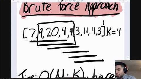 Sliding Window - Lecture 24 - CS196 FA20