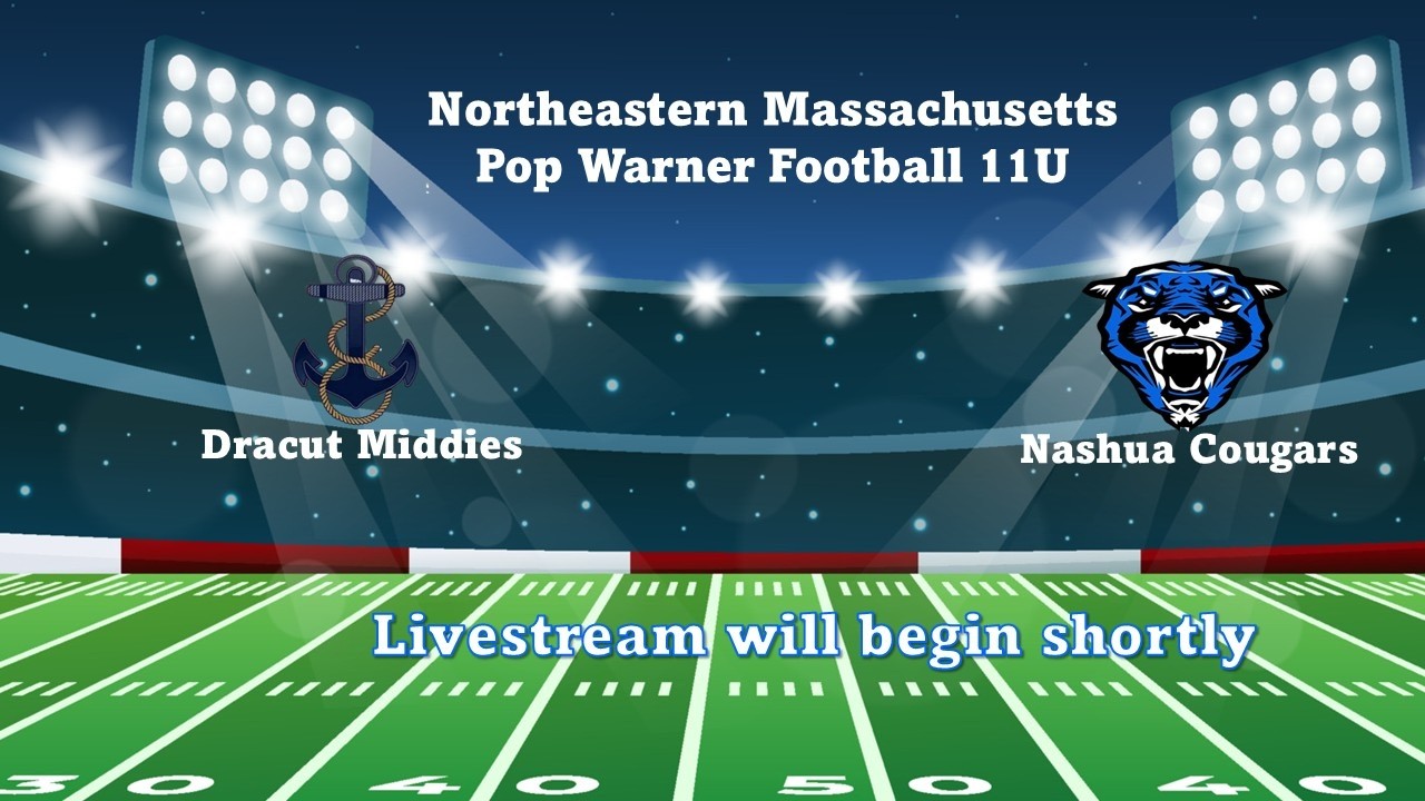 Dracut Middies vs Nashua Cougars Pop Warner Football 11U