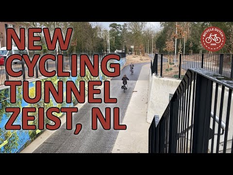 New Cycling Tunnel in Zeist (Netherlands)