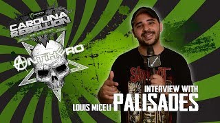 Interview with Louis Miceli of PALISADES at Carolina Rebellion 2018