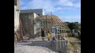 Gridshell-Copertura della terrazza della Masseria Ospitale Lecce - 2010