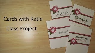 Blossom Bunch Punch and Fabulous Four Stamp Set
Video was made to support a class. Tips and tricks for making these cards. Blossom Bunch Punch and Fabulous Four Stamp Set