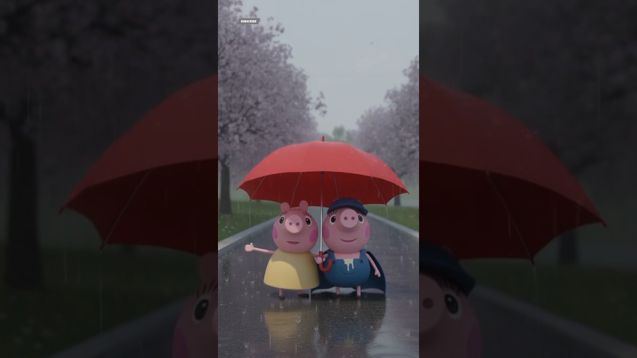 Peppa Pig Cartoon 🐷✨ | Peppa & George 💖 | Muddy Puddles Fun 🌧️👣” 