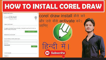 how to install corel draw & activate