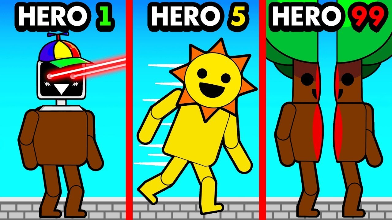 Subiendo De Nivel De SPRUNKIS SECRETOS A Superhéroes