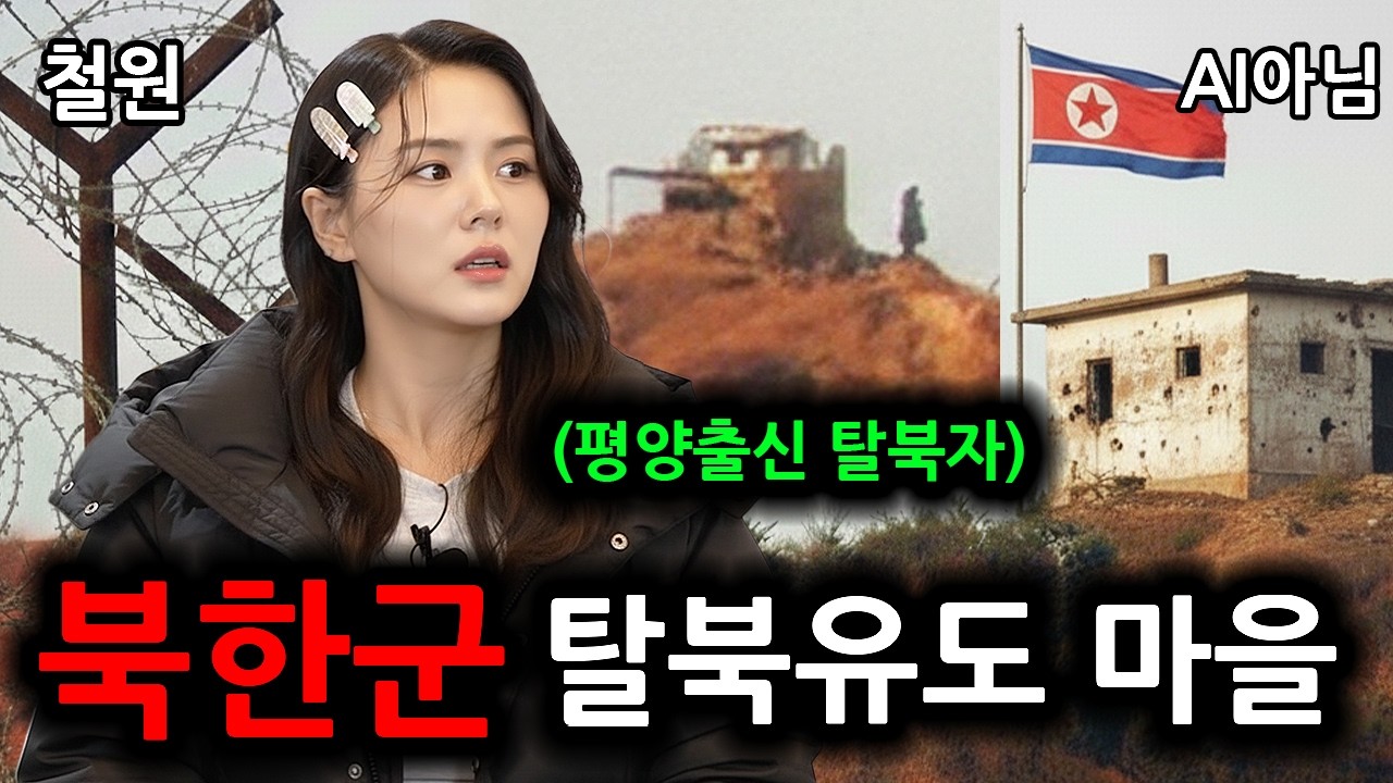 북한군 탈북유도 마을,북한군을 실제로 본 탈북녀들 반응!