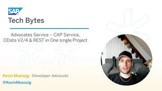 Advocates Service – CAP Service, OData V2/4 & REST in One single Project