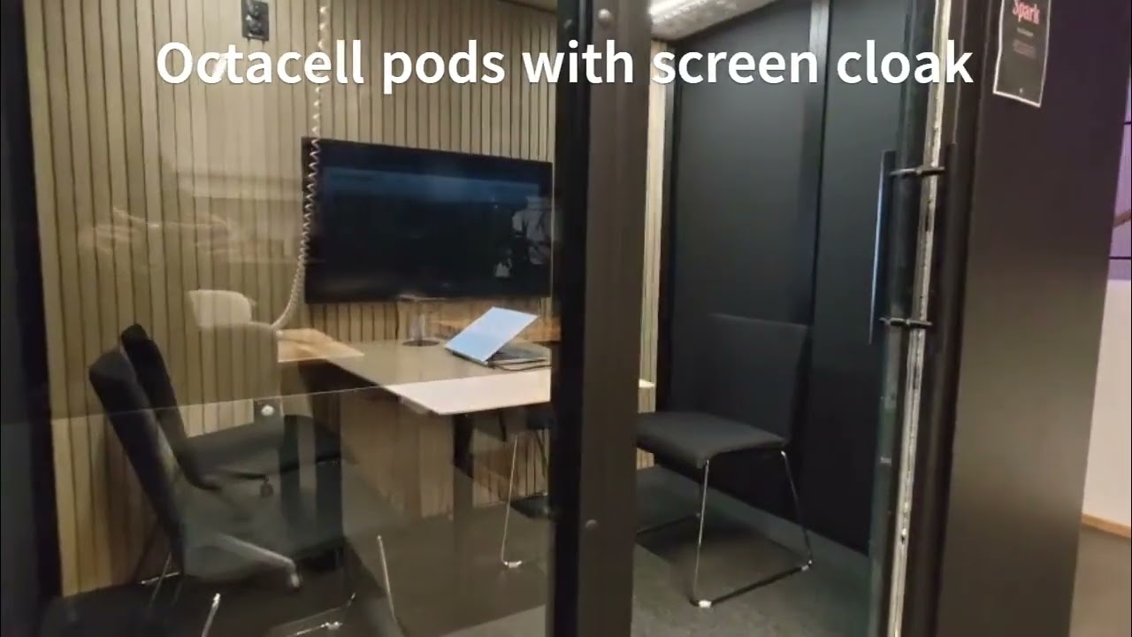 Octacell pod with cloaking window film